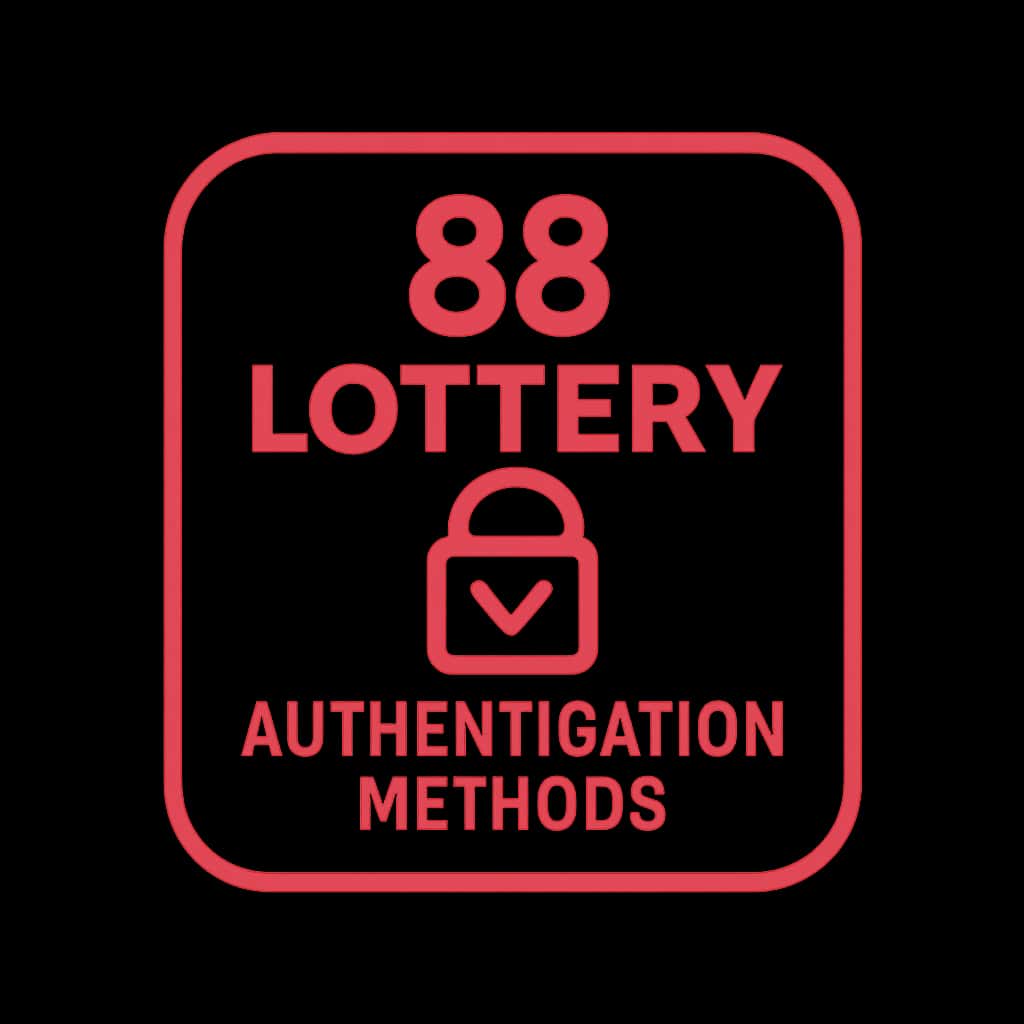 An icon illustrating the concept of authentication methods for 88 Lottery.