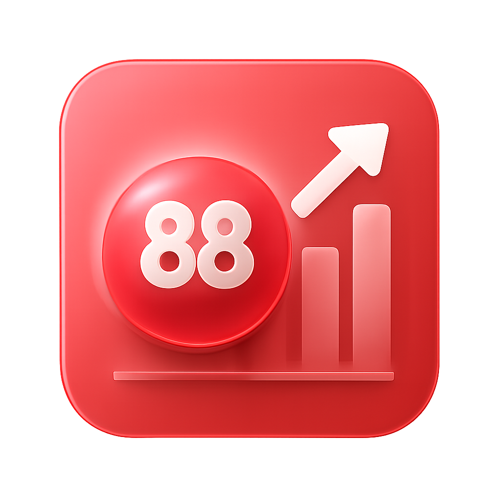 An icon representing the safety of the 88 Lottery app.