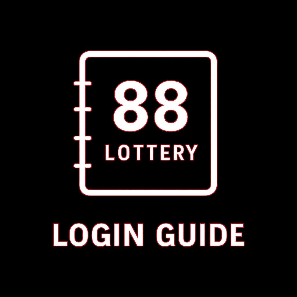An icon design symbolizing the 88 Lottery Login Guide.