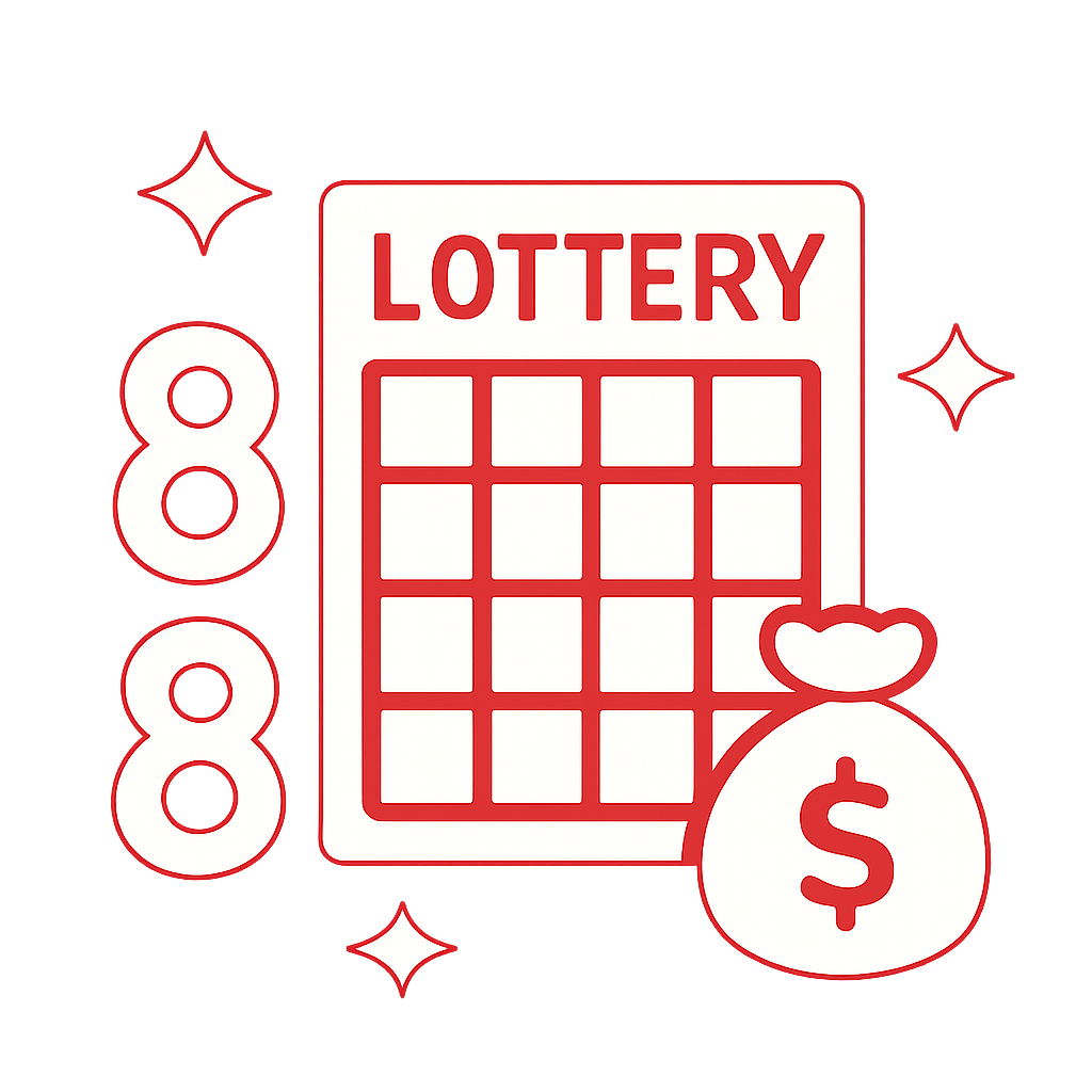 An icon design symbolizing the 88 Lottery Login Guide.