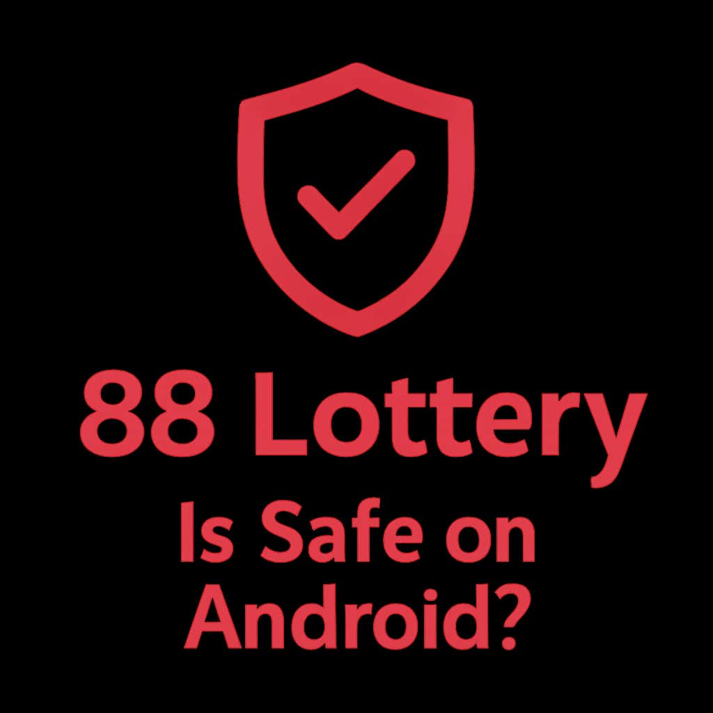 An icon representing the safety of the 88 Lottery app.