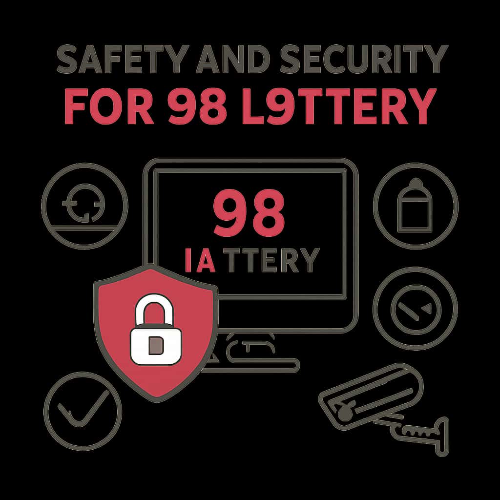 Illustration depicting safety features in 88 Lottery.